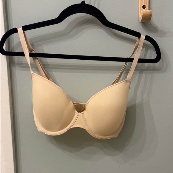 Skims no show mesh wire bra 32DD cream color - Picture 1 of 14